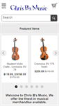 Mobile Screenshot of chrisbsmusic.com